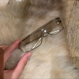 GUCCI Y2K shield gradient sunglasses